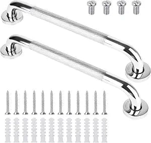 Stainless Steel Shower Grab Bar Bathroom Handle 2Pack