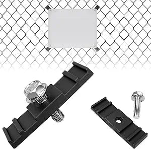 (36-Pack) Chain Link Fence Sign Bracket, Chain Link Fence Clips