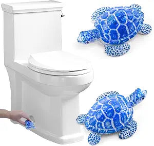 Lukniuo Turtle Toilet Bolt Covers Decorative 2pcs Sea Turtle Toilet Screw Cover Caps Turtles Ceramic Cute Bathroom Decor for Christmas Thanksgiving Giftable