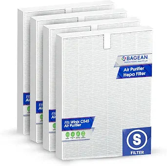 Bagean C545 HEPA Filter S Compatible Winix Air Purifier Filter Replacement