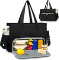 PASMAN Insulated Lunch Bag for Women, 15.6" Laptop Tote with Leakproof Cooler Compartment for Nurse Teacher Work Office and Outdoor