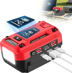140W USB Battery Charger Compatible with Milwaukee 18V Battery