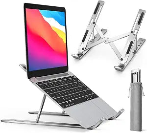 ivoler Laptop Stand, Laptop Holder Riser Computer Tablet Stand,Silver