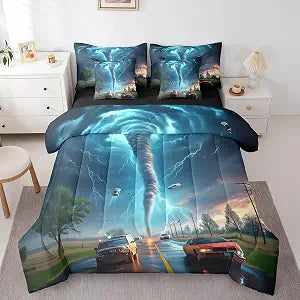 Erosebridal Tornado Full Bedding Set 7 Piece for Kids Boys Girls