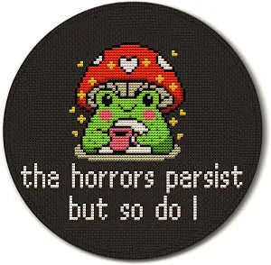 Frog Mouse Pad, Funny Cute Horror Mousepad, Fun Desk Accessories
