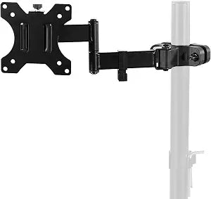 VIVO Black Pole Mount Monitor Arm for 17 to 32 in Screen, MOUNT-POLE01A