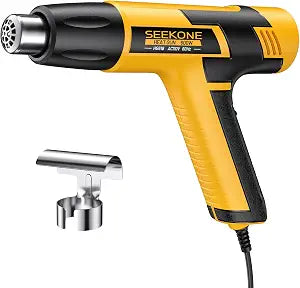 SEEKONE 600W Mini Heat Gun 2-Temp 572&932 Overheat Protection 4.9Ft Cord