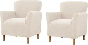 FUANGUI Banquet Armchair Slipcover Chair Covers with Arms