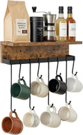 Wall Mounted Mug Holder with 8 Hooks