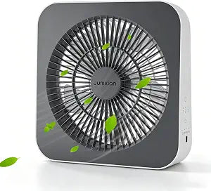 10 inch Fan, Small Box Fan with DC Adaptor, 3 Speeds Small Window Fan
