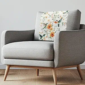 Hummingbird Flower Recliner Headrest Cover Lazy Boy Sofa Headrest Cover No-Slip Chair Arm Covers Protectors Fade Resistant Furniture Couch Headrest Protector Chair Back Covers