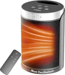 Space Heater, Portable Electric Heaters for Indoor Use with Remote