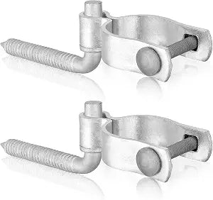 MorningRo 4 Pcs Farm Gate Hinge Set, 5/8'' x 2'' Gate Hinge