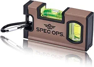 Spec Ops Tools Pocket Level for Framing & Layout, 33% Larger Precision Block Vials, Magnetic, Pocket 4"