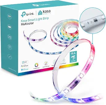 Kasa Smart LED Light Strip, RGBIC, 16.4ft, Multicolor, KL420L5