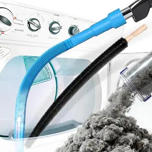 Holikme Dryer Vent Cleaner Kit 2Pack - Lint Vacuum Attachment & Brush