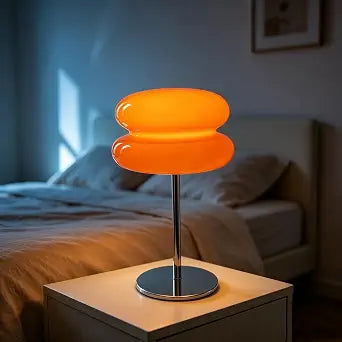 WELIASA Mushroom Lamp Table Lamp, Orange