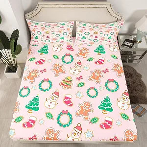 Christmas Cartoon Snowman Comforter Twin Size Boys Girls Kids