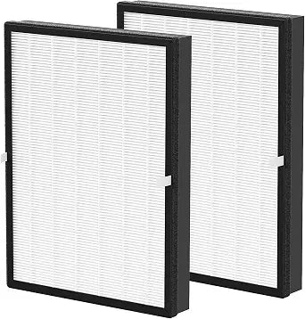 2 Pack AP003 Replacement Filter Compatible with TaoTronics TT-AP003 Air Purifier, 3-Stage HEPA Filtration Activated carbon
