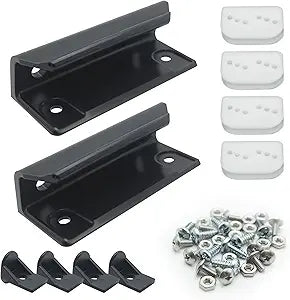 Door Tune up Kit for Arrow Shed Storage Products, DK100-A Sliding Shed Doors Kit - Black
