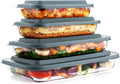 8-Piece Glass Baking Dish Set with Lids, Glass Casserole Dish