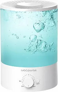 MEGAWISE 3.5L Quiet Humidifier, 7-Color Light, Auto Shut-Off, Cool Mist