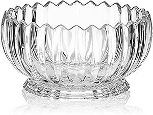 Mikasa Estate Crystal Footed Bowl, 9 Inch