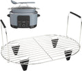 BYKITCHEN Roast and Steamer Rack for Ninja Possible Cooker 8.5 QT Pro Plus