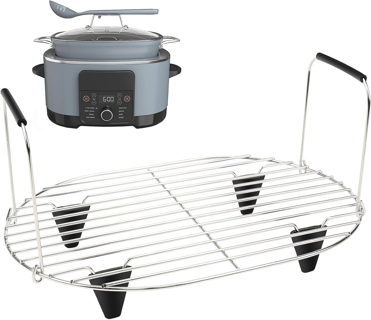 BYKITCHEN Roast and Steamer Rack for Ninja Possible Cooker 8.5 QT Pro Plus