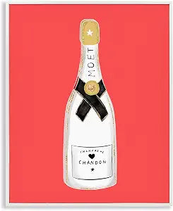 Champagne Still Life Glam Abstract, 11 x 14 Inch Framed Gicle Print