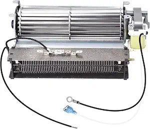 Hiorucet Electric Fireplace Blower Motor for Twinstar 23EF010GAA, 23EF022GRA, TS-001, 28E05, Heater Assemble for Twin Star Electric Fireplace, Heat Surge, Real Flame and Other Wood/Gas Burning Stove.