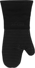 All-Clad Non-Slip Silicone Oven Mitt, Heat Resistant 500F, Black, 1pc