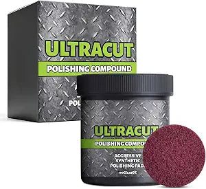 Surface Restoration Polish with Pad, Ultracut Restoration Polish, Multi-Purpose Surface Repair and Polishing Agent, Multi-Surface Scratch Remover, Polishing & Surface Protection