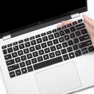 Keyboard Cover for HP OmniBook 5/OmniBook 7 flip 16" Next Gen AI 16-fb 16-bf 16-au 16-fb0027nr 16-fb0037nr 16-bf000 16t-au000 16-au0017nr(Not Fit OmniBook 5/7 16-ag/af/az/ay 16-ba/bc 16-cf)-Black