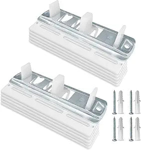 Sliding Closet Door Floor Guides with Carpet Risers(2 Pack)