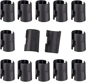 Wire Shelf Clips - Wire Shelving Shelf Lock Clips for 1" Post Shelvings-Shelving Sleeves Replacements for Wire Shelving System Plastic Accessories Parts,26Pack