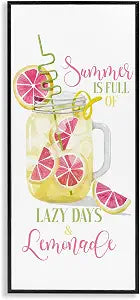 Summer Lemonade Kitchen, 10 x 24 Inch Framed Gicle Print