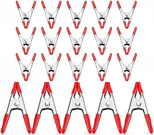 WORKPRO 20-Piece Steel Spring Clamps, 4 Inch(5 Pcs) & 2 Inch(15 Pcs)