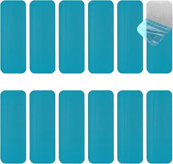 12Pcs Under Cabinet Lights Magnetic Strips with Adhesive Backing, LED Light Strip Sticky Lights for Under Cabinet, Replacement Strips with Adhesive Backing Suitable for Wood & Plastic Surfaces