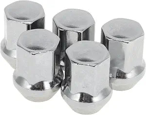 5 Pcs M14x1.5 Lug Nuts for Land Rover Discovery Sport 2015-2021 Alloy Steel Wheel Lug Nuts No.T4A2670/LR001381/9G911K024AA Silver Tone
