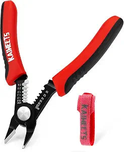 KAIWEETS Wire Cutters 6-Inch Flush Pliers with Supplementary Stripping, Cutting Pliers, Handy and Slim Diagonal Cutters, Sharp Snip
