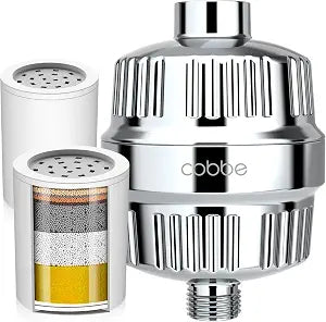 Cobbe Shower Filter for Hard Water, KDF-55 Removes Chlorine & Heavy Metals