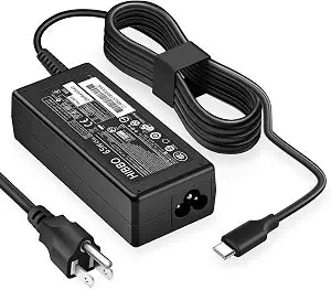 Charger Compatible with HP Laptop Chromebook 65W 45W USB C Power Adapter