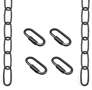 ECUDIS 6 Feet Black Pendant Light Fixture Chain