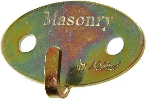 Hillman No-Stud Masonry Picture Hanger for Brick and Concrete, 300 lb