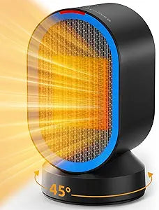 TABYIK Small Heater for Indoor Use, PTC Ceramic Electric Desktop Heater