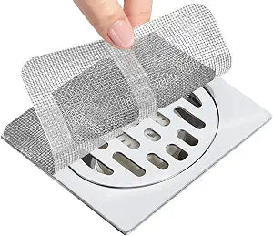 150-Pack Drain Hair Catcher, Shower Drain Hair Catcher with Hair Catcher Shower Drain Design, Effective Hair Trap for Shower Drain and Drain Cover Bathroom Tub, Hair Drain Catcher for Long-Lasting Use
