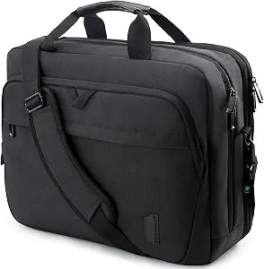 BAGSMART 17.3 Inch Laptop Bag Expandable Computer Bag Briefcase, Black