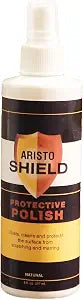 Aristo Shield Protective Wood Furniture Polish Cleaner for Dusting, Cleaning and Protecting Tables and Other Wood Surfaces from Scratching and Marring, Natural - Amish Made in America