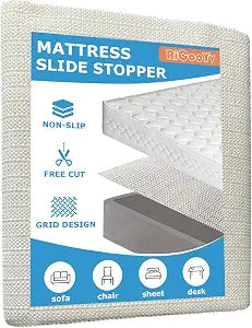 Non Slip Rug Pad Grippers - 5x6.5 Ft for Hardwood Floors, Mattress Slide Stopper Thick Carpet Pads Gripper for Tile Floors,Rug Grip for Area Rug,Sofa,Bed,Chair,Cushion Keep Your Rugs Safe and in Place
